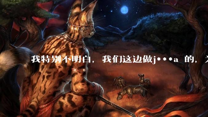 我特别不明白，我们这边做j***a 的，为什么要用windows 做server？