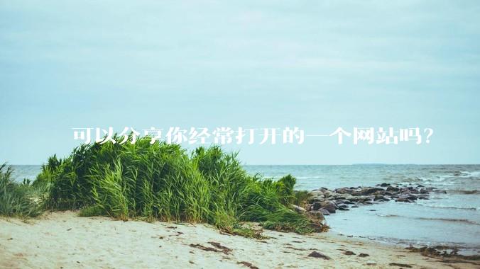 可以分享你经常打开的一个网站吗？