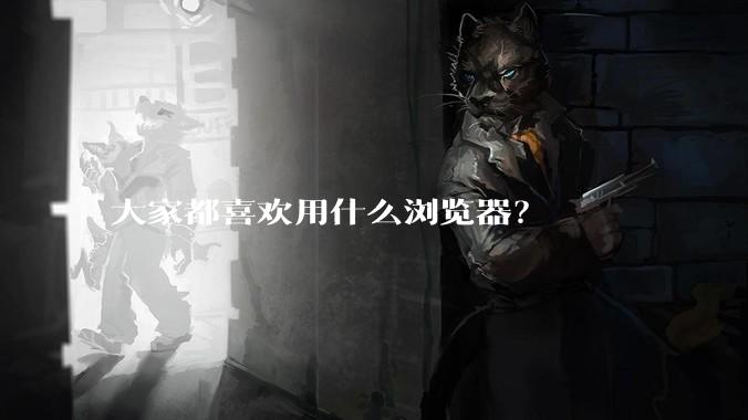 大家都喜欢用什么浏览器？