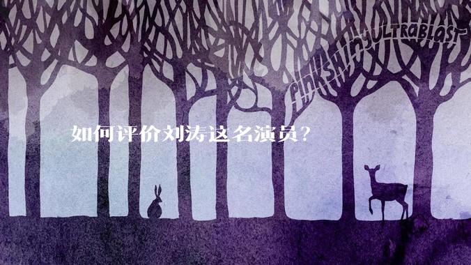 如何评价刘涛这名演员？